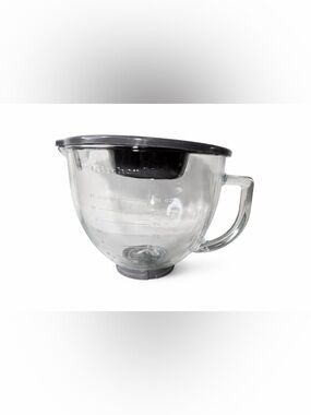 KitchenAid 5Qt Glass Bowl & Lid Stand Mixer Attachment